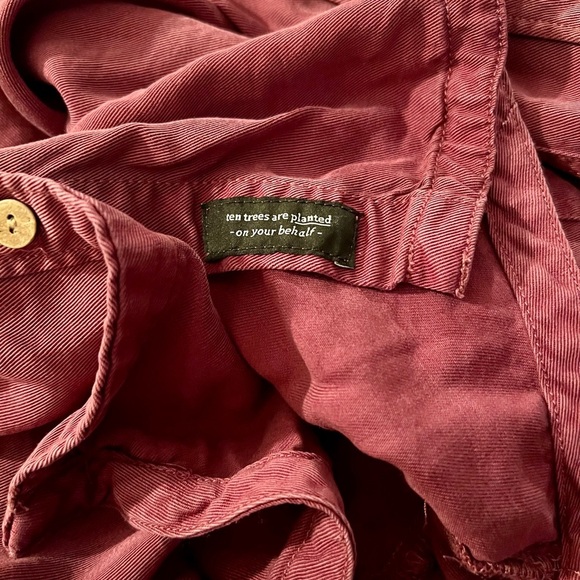 tentree Burgundy Long Sleeve Dress - Picture 7 of 8